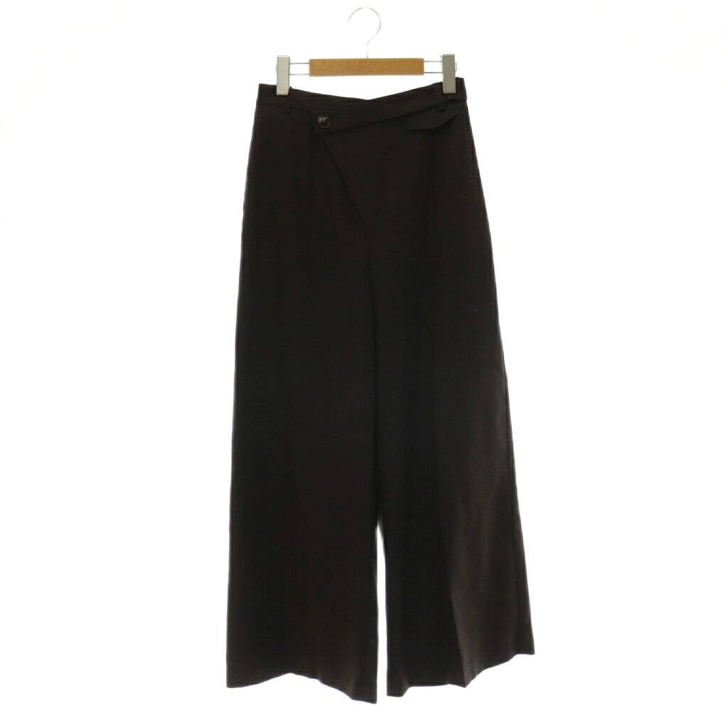 アメリヴィンテージ Ameri VINTAGE UNDRESSED STRAP WIDE PANTS パンツ スラックス ワイド M チャコール /CX ■OS ■SH レディース  260708