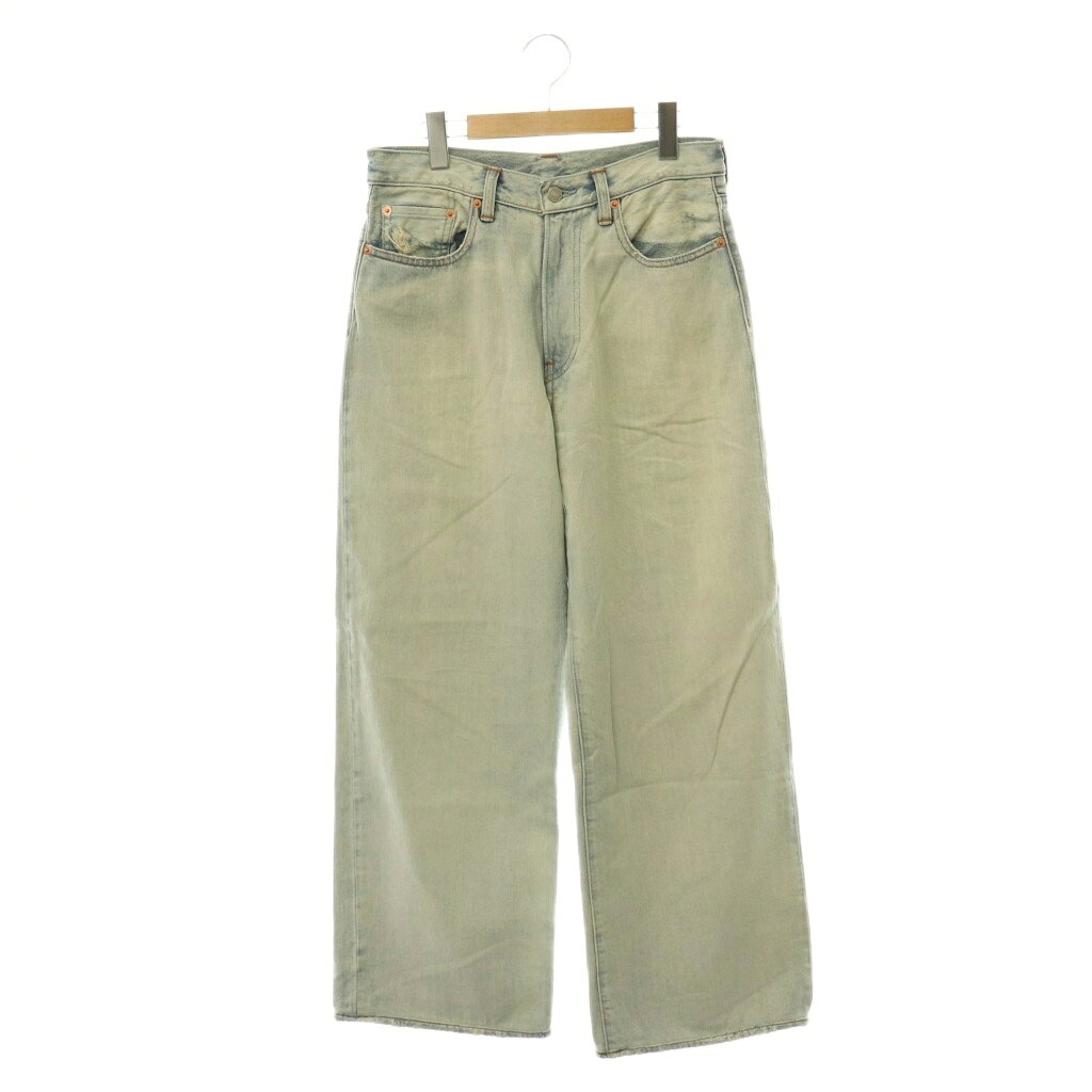 デニミスト Denimist 25AW TERI WIDELEG JEAN デニムパンツ LAppartement取り扱い ジーンズ ワイド ジッパーフライ 25 ライトブルー /DO ■OS レディース  260710