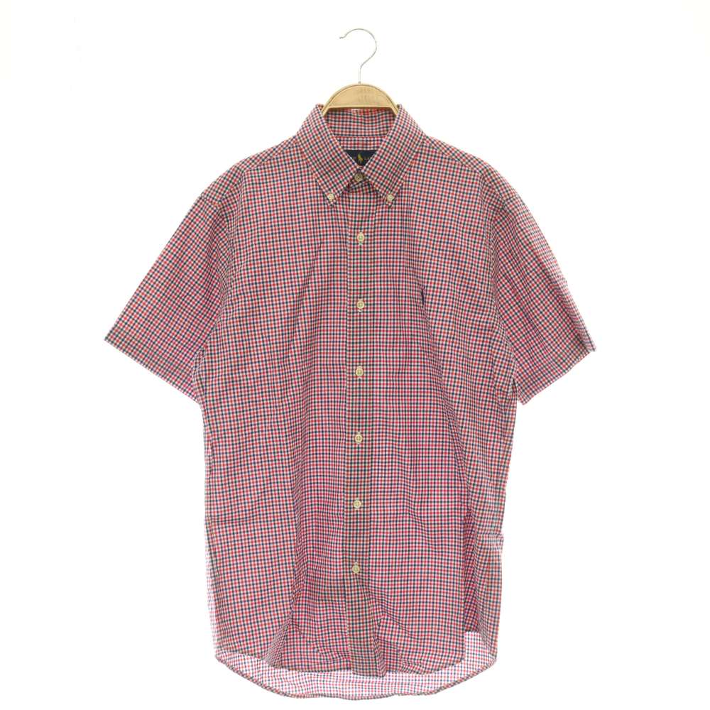 【中古】ラルフローレン RALPH LAUREN 半袖 チェックシャツ ボタンダウン ロゴ刺繍 S レッド /MY ■OS メンズ 【ベクトル 古着】 260713ブランドラルフローレン RALPH LAUREN表記サイズS実寸サイズ肩幅：42cm　身幅：53cm　着丈：80cm　袖丈：23cm　　素材綿色レッド状態使用感が少なく、かなり状態の良い商品です。 ※あくまでも中古品ですので掲載写真や記載内容をご確認いただき、ご理解の上ご購入ください。備考・ラルフローレン株式会社商品のお問い合わせの回答を休止しております。＊各商品ページの商品詳細等をご確認の上ご購入ください。【中古】ラルフローレン RALPH LAUREN 半袖 チェックシャツ ボタンダウン ロゴ刺繍 S レッド /MY ■OS メンズ 【ベクトル 古着】 260713状態ランク　”A”詳細については、下記および「状態ランクについて」ページをご覧ください。未使用・新品の商品ほぼ新品同様の商品使用感が少なく、かなり状態の良い商品使用感はあるが、傷や汚れの少ない商品使用感の他、傷や汚れが見られる商品かなり大きな傷みがある難あり商品※S〜CランクはUSED品となりますので、使用感をご理解の上でご入札下さい。状態ランクについてinformationブランドラルフローレン RALPH LAUREN表記サイズS実寸サイズ肩幅：42cm　身幅：53cm　着丈：80cm　袖丈：23cm　　素材綿色レッド状態使用感が少なく、かなり状態の良い商品です。 ※あくまでも中古品ですので掲載写真や記載内容をご確認いただき、ご理解の上ご購入ください。備考・ラルフローレン株式会社商品のお問い合わせの回答を休止しております。＊各商品ページの商品詳細等をご確認の上ご購入ください。本商品は一点物です他サイトや店舗にて販売している商品です。多少のお時間差にて欠品になることもございます。予めご了承頂ますようお願い致します。ベクトル・サイズガイドはこちらこの商品と同じブランドの商品を見る