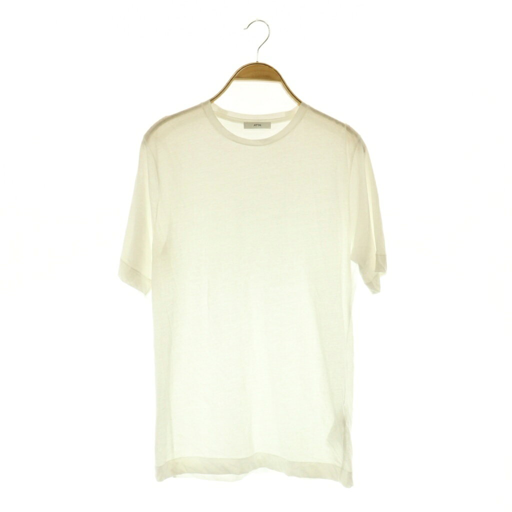 エイトン ATON FRESCA SINGLE JERSEY スタンダードTシャツ 半袖 クルーネック 01 ホワイト /MY ■OS ■SH レディース  260718