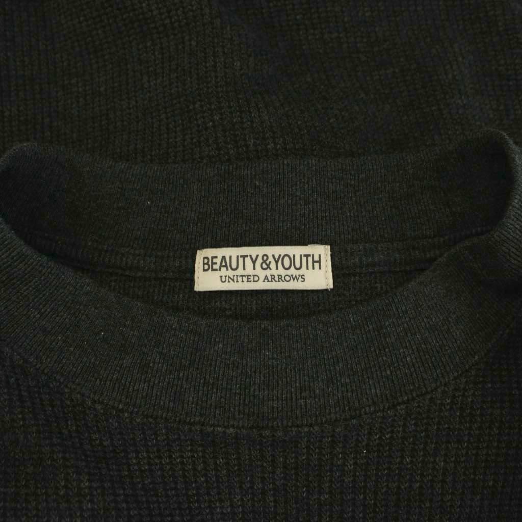 【中古】B&Y ユナイテッドアローズ BEAUTY&YOUTH ビューティー&ユース ミクスト ダブルフェイス モックネック カットソー L ダークグレー /MI ■OS レディース 【ベクトル 古着】 260721 auc-vector-21131528 ブランド古着の買取販売ベクトル サンプル画像3