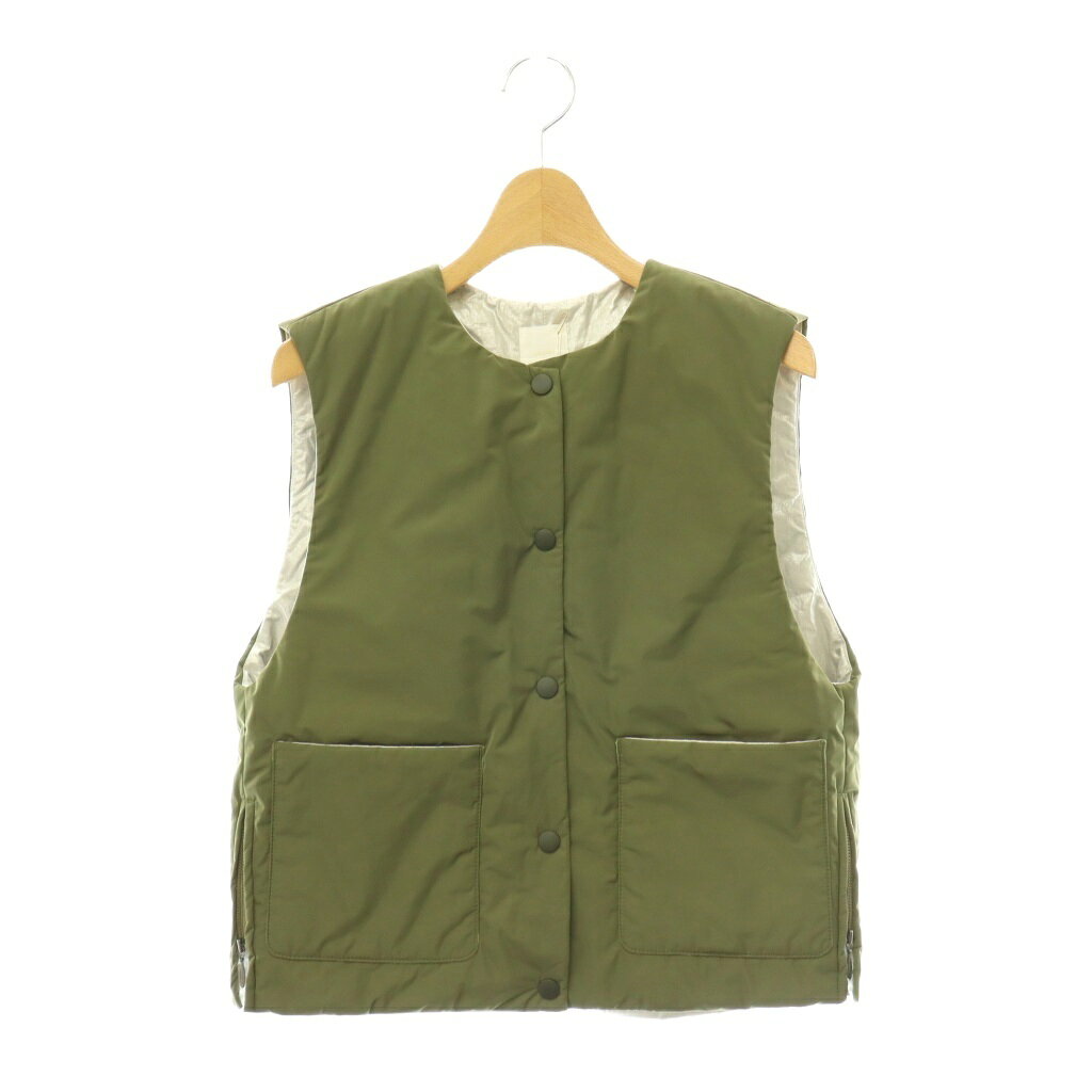 【中古】未使用品 ガーゼ Gauze SIDE ZIP LIGHT COSMIC VEST ベスト サイドジップ 前開き F カーキ G1098 /HS ■OS ■SH レディース 【ベクトル 古着】 260727ブランドガーゼ Gauze表記サイズF実寸サイズ身幅：49cm　着丈：49cm　　素材ポリエステル 綿色カーキ状態未使用品です。 ※未使用品・新品同様の商品ではございますが、一度は一般の方の手に渡り、個人で保管されていた商品です。また、保管・陳列時の薄いスレなど微細な状態変化が見られる場合がございます。ご理解の上ご購入ください。備考G1098商品のお問い合わせの回答を休止しております。＊各商品ページの商品詳細等をご確認の上ご購入ください。【中古】未使用品 ガーゼ Gauze SIDE ZIP LIGHT COSMIC VEST ベスト サイドジップ 前開き F カーキ G1098 /HS ■OS ■SH レディース 【ベクトル 古着】 260727状態ランク　”S”詳細については、下記および「状態ランクについて」ページをご覧ください。未使用・新品の商品ほぼ新品同様の商品使用感が少なく、かなり状態の良い商品使用感はあるが、傷や汚れの少ない商品使用感の他、傷や汚れが見られる商品かなり大きな傷みがある難あり商品※S〜CランクはUSED品となりますので、使用感をご理解の上でご入札下さい。状態ランクについてinformationブランドガーゼ Gauze表記サイズF実寸サイズ身幅：49cm　着丈：49cm　　素材ポリエステル 綿色カーキ状態未使用品です。 ※未使用品・新品同様の商品ではございますが、一度は一般の方の手に渡り、個人で保管されていた商品です。また、保管・陳列時の薄いスレなど微細な状態変化が見られる場合がございます。ご理解の上ご購入ください。備考G1098商品のお問い合わせの回答を休止しております。＊各商品ページの商品詳細等をご確認の上ご購入ください。本商品は一点物です他サイトや店舗にて販売している商品です。多少のお時間差にて欠品になることもございます。予めご了承頂ますようお願い致します。ベクトル・サイズガイドはこちらこの商品と同じブランドの商品を見る