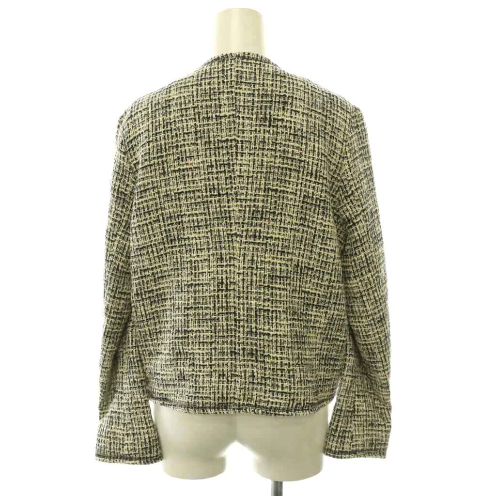 【中古】ミラオーウェン Mila Owen ツイードノーカラージャケット 0 オフホワイト ブラック /ES ■OS レディース 【ベクトル 古着】 260730 auc-vector-21151884 ブランド古着の買取販売ベクトル サンプル画像2