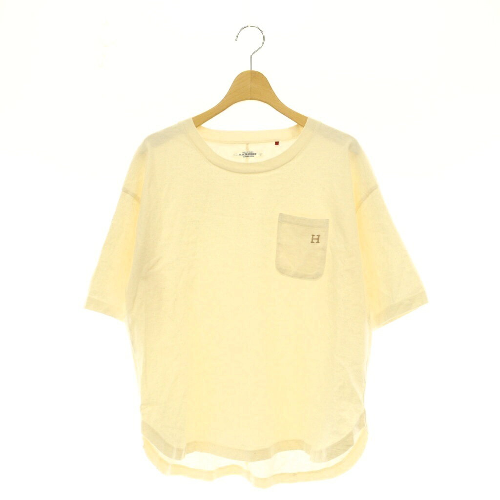 H.R. MARKET Tシャツ クリーム色 楽天市場】ハリウッドランチマーケット レディース（Tシャツ