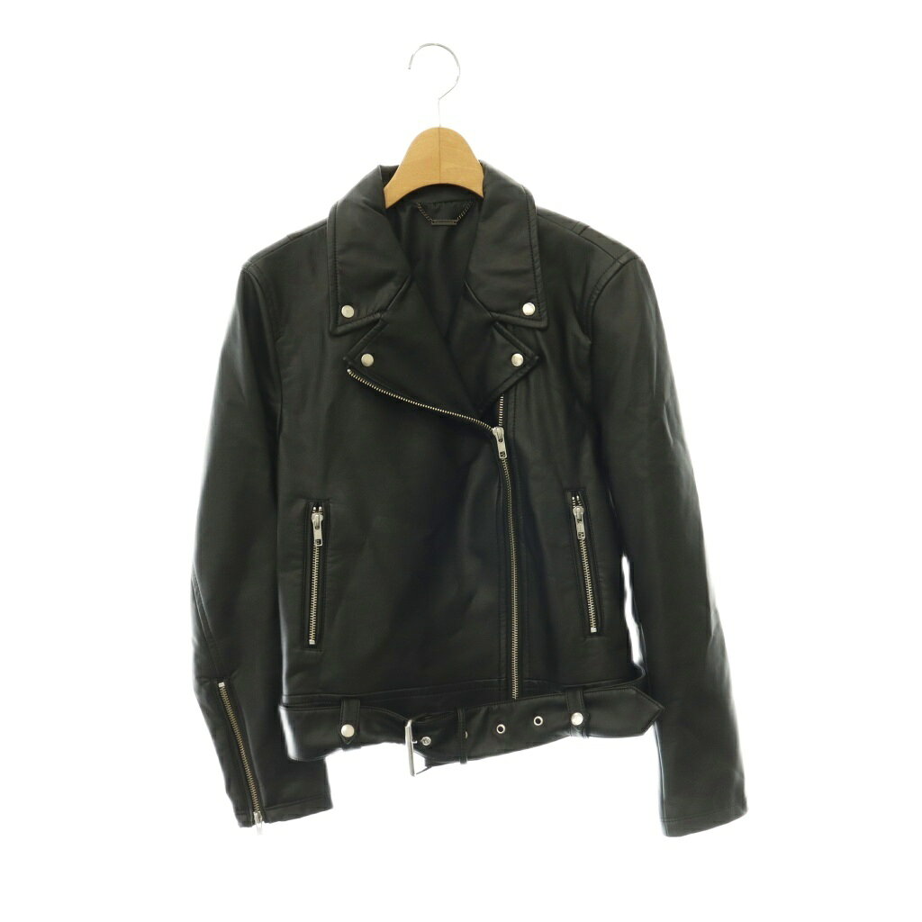 レディース 【美品】Lily Brown ライトブルー レザージャケット