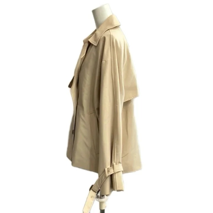 【中古】ロペピクニック ROPE Picnic 25SS ショートトレンチコート ダブルブレスト アウター ワンカラー 38 ベージュ /BB レディース 【ベクトル 古着】 260830 auc-vector-21231634 ブランド古着の買取販売ベクトル サンプル画像2