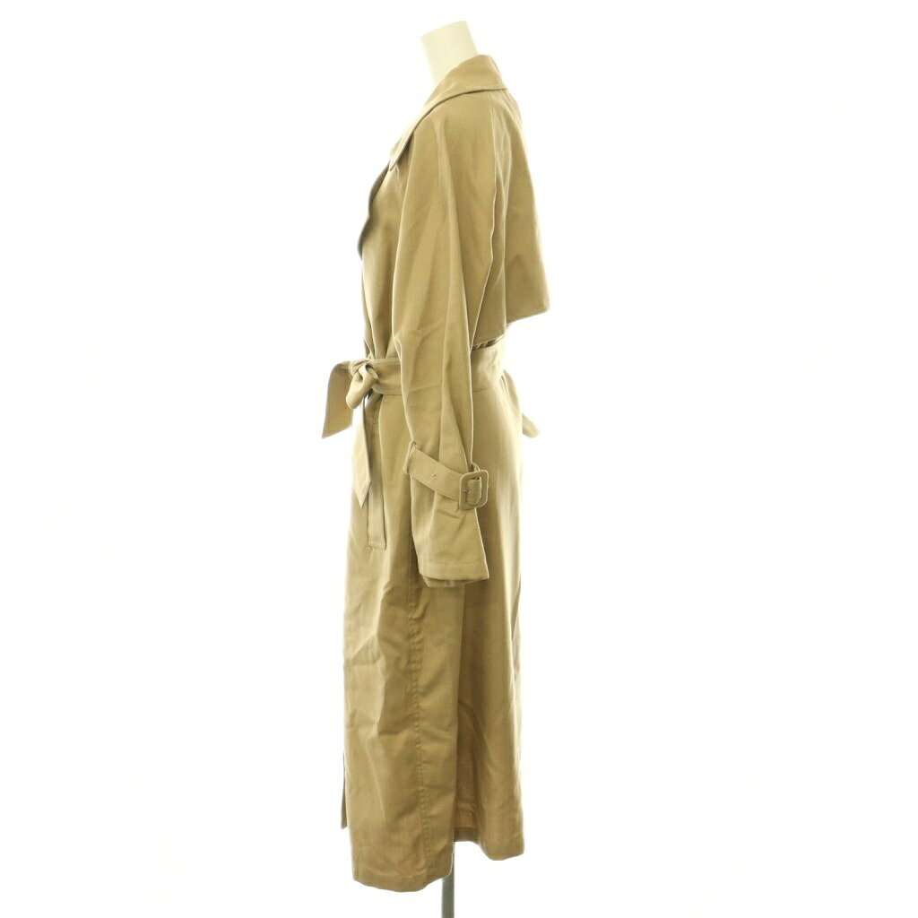 【中古】ミラオーウェン Mila Owen ボリュームスリーブ ロングトレンチコート ベルト付き 0 ベージュ /HS ■OS レディース 【ベクトル 古着】 260808 auc-vector-21171782 ブランド古着の買取販売ベクトル サンプル画像3