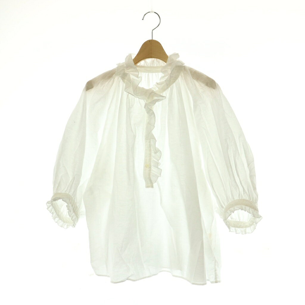 楽天市場】nest robe リネンスタンドフリルブラウスの通販