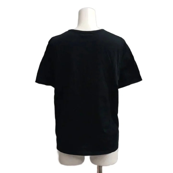中古 バーバリーズ Burberrys ヴィンテージ Tシャツ クルーネック ロゴ 刺繍 ワンカラー 半袖 M 黒 ブラック B auc-vector-21224004 ブランド古着の買取販売ベクトル サンプル画像3