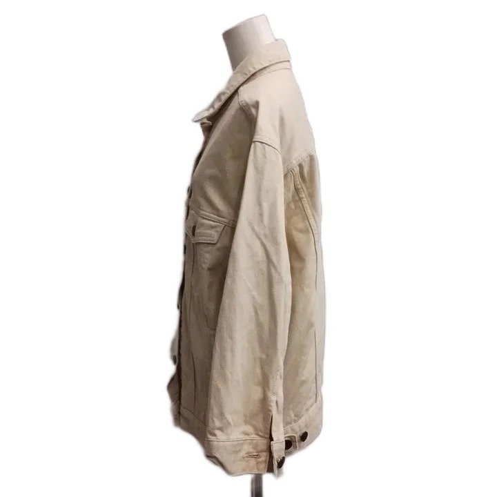 【中古】ミラオーウェン Mila Owen DENIM EDWIN ビッグシルエットGジャン ジージャン デニムジャケット アウター ワンカラー 0 ライトベージュ /BB レディース 【ベクトル 古着】 260831 auc-vector-21231559 ブランド古着の買取販売ベクトル サンプル画像2