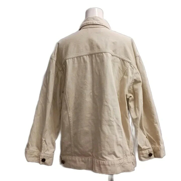 【中古】ミラオーウェン Mila Owen DENIM EDWIN ビッグシルエットGジャン ジージャン デニムジャケット アウター ワンカラー 0 ライトベージュ /BB レディース 【ベクトル 古着】 260831 auc-vector-21231559 ブランド古着の買取販売ベクトル サンプル画像3