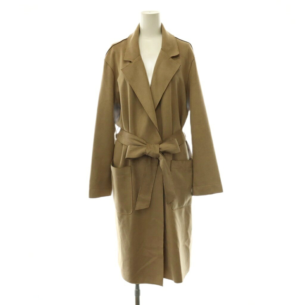 【中古】ザラ ZARA フェイクスエードコート ロング ベルト付き L ライトブラウン /ES ■OS レディース 【ベクトル 古着】 260828ブランドザラ ZARA表記サイズL実寸サイズ肩幅：45cm　身幅：55cm　着丈：100cm　袖丈：56cm　　素材ポリエステル、ポリウレタン色ライトブラウン状態左前衿部分に汚れがございますが、使用感が少なく、状態の良い商品です。 ※あくまでも中古品ですので掲載写真や記載内容をご確認いただき、ご理解の上ご購入ください。付属品ベルト商品のお問い合わせの回答を休止しております。＊各商品ページの商品詳細等をご確認の上ご購入ください。【中古】ザラ ZARA フェイクスエードコート ロング ベルト付き L ライトブラウン /ES ■OS レディース 【ベクトル 古着】 260828状態ランク　”A”詳細については、下記および「状態ランクについて」ページをご覧ください。未使用・新品の商品ほぼ新品同様の商品使用感が少なく、かなり状態の良い商品使用感はあるが、傷や汚れの少ない商品使用感の他、傷や汚れが見られる商品かなり大きな傷みがある難あり商品※S〜CランクはUSED品となりますので、使用感をご理解の上でご入札下さい。状態ランクについてinformationブランドザラ ZARA表記サイズL実寸サイズ肩幅：45cm　身幅：55cm　着丈：100cm　袖丈：56cm　　素材ポリエステル、ポリウレタン色ライトブラウン状態左前衿部分に汚れがございますが、使用感が少なく、状態の良い商品です。 ※あくまでも中古品ですので掲載写真や記載内容をご確認いただき、ご理解の上ご購入ください。付属品ベルト商品のお問い合わせの回答を休止しております。＊各商品ページの商品詳細等をご確認の上ご購入ください。本商品は一点物です他サイトや店舗にて販売している商品です。多少のお時間差にて欠品になることもございます。予めご了承頂ますようお願い致します。ベクトル・サイズガイドはこちらこの商品と同じブランドの商品を見る