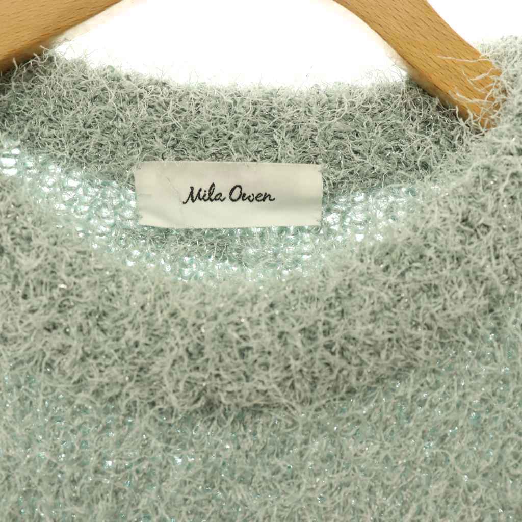 【中古】ミラオーウェン Mila Owen 24AW クルーネックシャギーニットトップス ラメ 長袖 F ミント /HS ■OS レディース 【ベクトル 古着】 260825 auc-vector-21210052 ブランド古着の買取販売ベクトル サンプル画像3