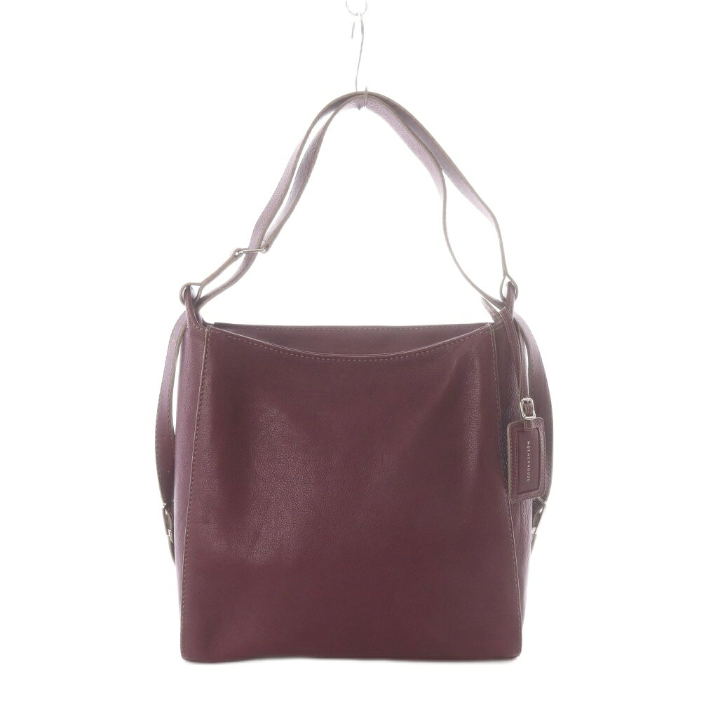 【中古】マザーハウス MOTHERHOUSE ヨゾラ -シン- L レザー 2WAY リュック ショルダーバッグ ワンショルダー プラムパープル /RI ■OS レディース 【ベクトル 古着】 260825 auc-vector-21208198 ブランド古着の買取販売ベクトル パッケージ画像