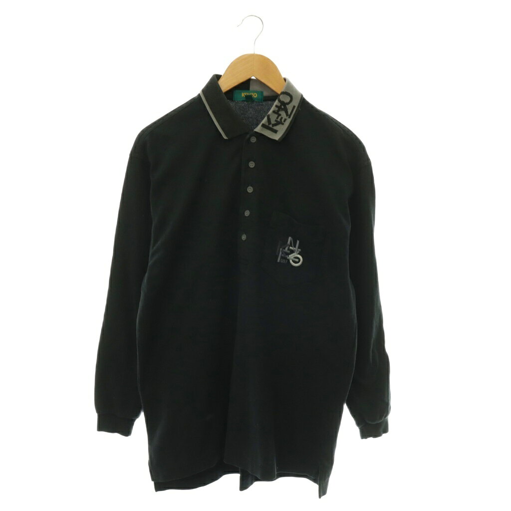 【KENZO GOLF】ケンゾー 長袖 ポロシャツ 総柄 黒 4 楽天市場】KENZO GOLF（メンズファッション）の通販