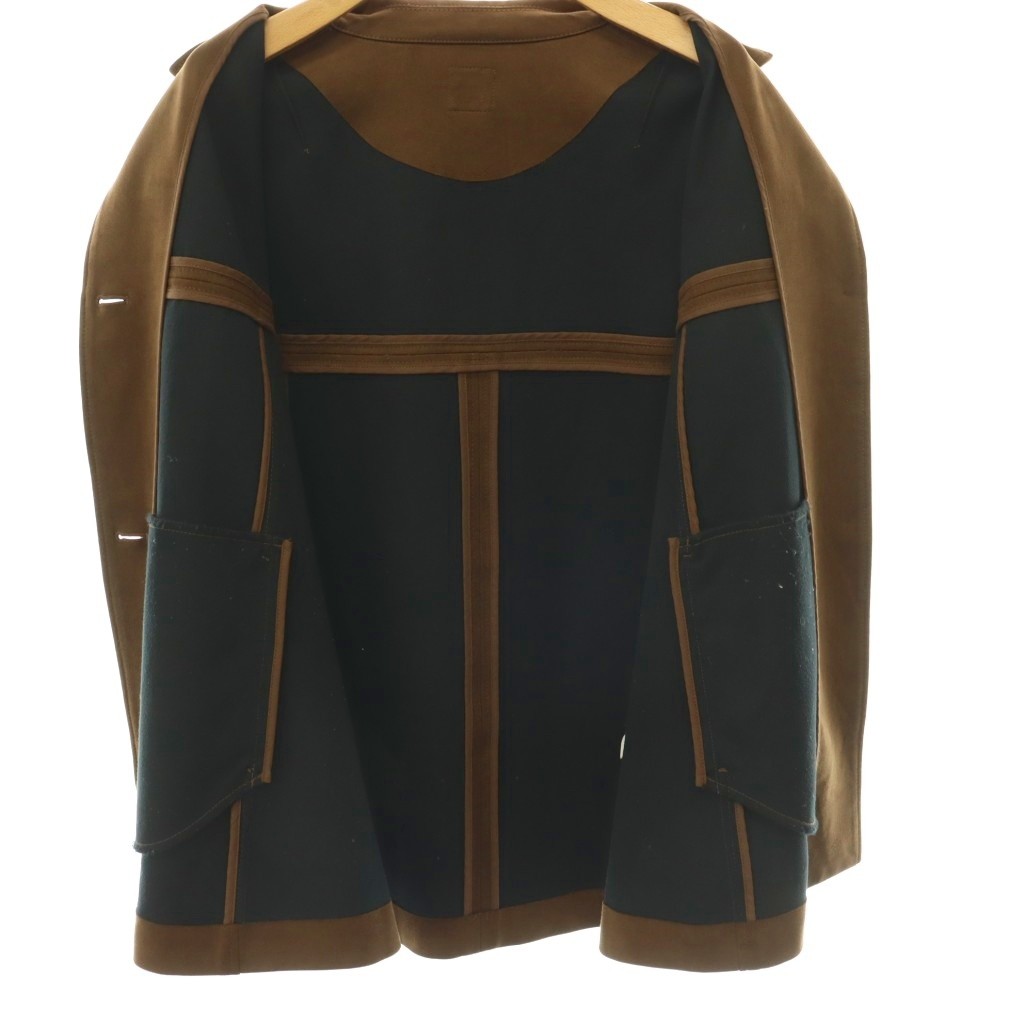 【中古】ミラオーウェン Mila Owen 25AW ステンカラーリサイクスウェードライクブルゾン ジャケット 0 ブラウン /HK ■OS レディース 【ベクトル 古着】 260917 auc-vector-21273192 ブランド古着の買取販売ベクトル サンプル画像3