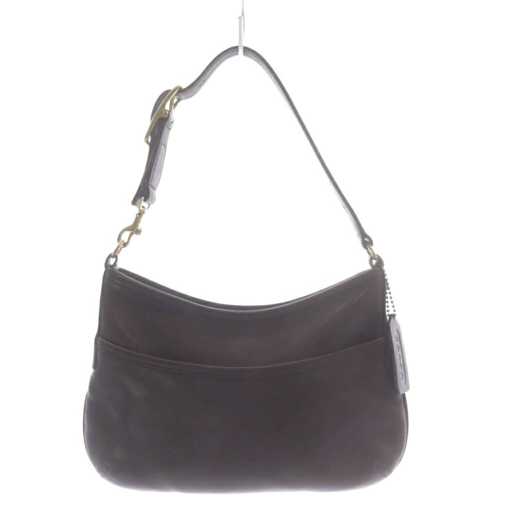 【中古】コーチ COACH オールドコーチ 9295 レガシー ウェスト デミ ポーチ ワンショルダー レザー ブラウン /YO6 ■SH レディース 【ベクトル 古着】 261001