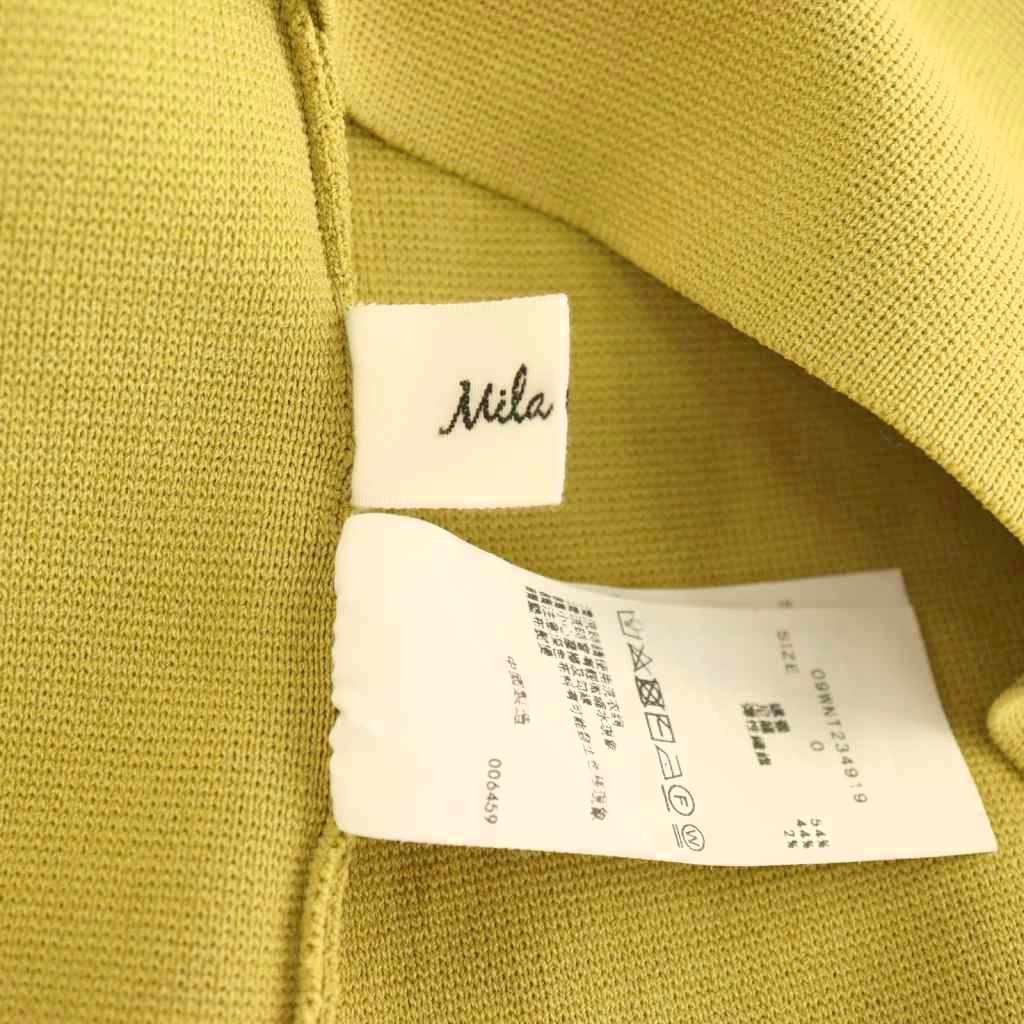 【中古】ミラオーウェン Mila Owen アメスリニットカットレイヤードトップス カットソー ノースリーブ 0 オリーブ /HS ■OS レディース 【ベクトル 古着】 260928 auc-vector-21294679 ブランド古着の買取販売ベクトル サンプル画像3