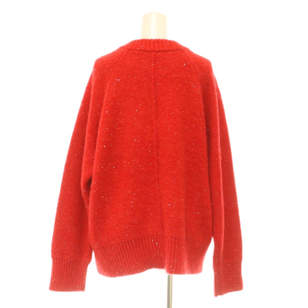 【中古】ミラオーウェン Mila Owen 25AW スパンコールVネックシャギーニット セーター アルパカ混 長袖 F 赤 レッド /HS ■OS レディース 【ベクトル 古着】 261007 auc-vector-21319625 ブランド古着の買取販売ベクトル サンプル画像2