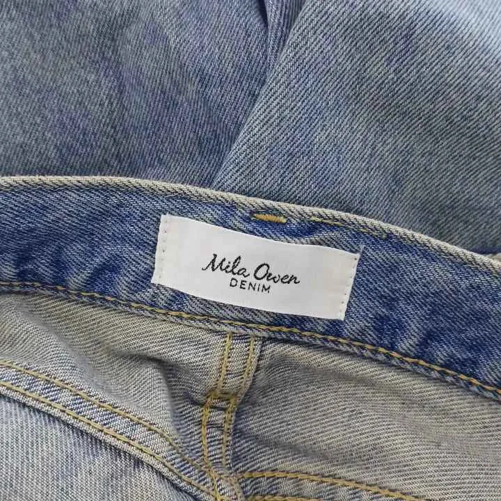 【中古】ミラオーウェン Mila Owen 24AW 裾段差テーパードデニムパンツ ジーンズ ジッパーフライ 1 ライトブルー /DO ■OS レディース 【ベクトル 古着】 261008 auc-vector-21326122 ブランド古着の買取販売ベクトル サンプル画像3