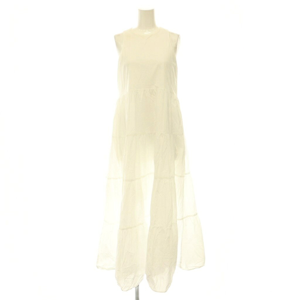 【中古】ミラオーウェン Mila Owen 26SS アメスリティアードマキシワンピース ノースリーブ ロング 0 ホワイト /ES ■OS レディース 【ベクトル 古着】 261010 auc-vector-21335447 ブランド古着の買取販売ベクトル パッケージ画像