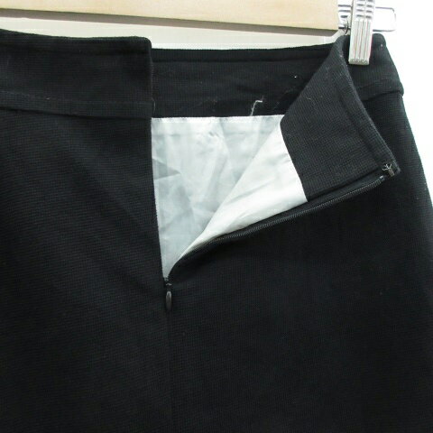 【中古】スピック&スパン Spick&Span フレアスカート ひざ丈 36 ブラック 黒 /YM11 レディース 【ベクトル 古着】 211228