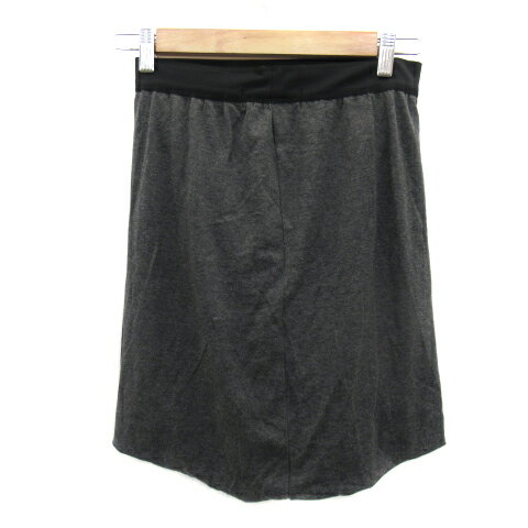 【中古】ドゥーズィエム クラス ラリュー DEUXIEME CLASSE L'ALLURE タイトスカート ミニ丈 無地 36 グレー /YK7 レディース 【ベクトル 古着】 220810