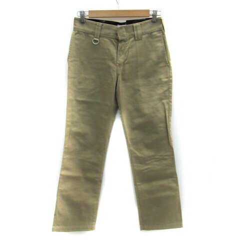 【中古】ディッキーズ Dickies ワークパンツ ロング丈 無地 30 ベージュ /SM44 メンズ 【ベクトル 古着】 221209