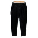 【中古】B&Y ユナイテッドアローズ BEAUTY&YOUTH ビューティー&ユース テーパードパンツ ロング丈 無地 S 黒 ブラック /SM29 レディース 【ベクトル 古着】 230516(4)