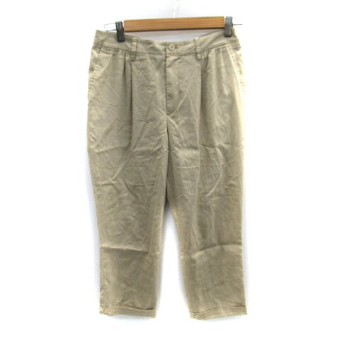 【中古】B&Y ユナイテッドアローズ BEAUTY&YOUTH ビューティー&ユース クロップドパンツ 七分丈 M ベージュ /SM41 レディース 【ベクトル 古着】 230615ブランドB&Y ユナイテッドアローズ BEAUTY&YOUTH ビューティー&ユース表記サイズM ※実寸サイズをご確認下さい。実寸サイズウエスト：70cm　もも幅：28cm　裾幅：17cm　股上：26.5cm　股下：53cm　　素材指定外繊維（テンセル） 65% ポリエステル 30% ポリウレタン 5%色ベージュ ※色に関しては、この商品の出品者の主観で判断しておりますので、カタログや正規カラーとは言いまわしが異なる場合があります。仕様ボタン+ファスナー 若干薄手 前ポケット×2、後ろポケット×2状態使用感が少なく、状態の良い商品です。 ※あくまでも中古品ですので掲載写真や記載内容をご確認いただき、ご理解の上ご購入ください。商品のお問い合わせの回答を休止しております。＊各商品ページの商品詳細等をご確認の上ご購入ください。【中古】B&Y ユナイテッドアローズ BEAUTY&YOUTH ビューティー&ユース クロップドパンツ 七分丈 M ベージュ /SM41 レディース 【ベクトル 古着】 230615状態ランク　”A”詳細については、下記および「状態ランクについて」ページをご覧ください。未使用・新品の商品ほぼ新品同様の商品使用感が少なく、かなり状態の良い商品使用感はあるが、傷や汚れの少ない商品使用感の他、傷や汚れが見られる商品かなり大きな傷みがある難あり商品※S〜CランクはUSED品となりますので、使用感をご理解の上でご入札下さい。状態ランクについてinformationブランドB&Y ユナイテッドアローズ BEAUTY&YOUTH ビューティー&ユース表記サイズM ※実寸サイズをご確認下さい。実寸サイズウエスト：70cm　もも幅：28cm　裾幅：17cm　股上：26.5cm　股下：53cm　　素材指定外繊維（テンセル） 65% ポリエステル 30% ポリウレタン 5%色ベージュ ※色に関しては、この商品の出品者の主観で判断しておりますので、カタログや正規カラーとは言いまわしが異なる場合があります。仕様ボタン+ファスナー 若干薄手 前ポケット×2、後ろポケット×2状態使用感が少なく、状態の良い商品です。 ※あくまでも中古品ですので掲載写真や記載内容をご確認いただき、ご理解の上ご購入ください。商品のお問い合わせの回答を休止しております。＊各商品ページの商品詳細等をご確認の上ご購入ください。本商品は一点物です他サイトや店舗にて販売している商品です。多少のお時間差にて欠品になることもございます。予めご了承頂ますようお願い致します。ベクトル・サイズガイドはこちらこの商品と同じブランドの商品を見る