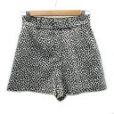 【中古】スナイデル snidel キュロットパンツ ショートパンツ 短パン 花柄 1 ホワイト 白 /MS7 レディース 【ベクトル 古着】 230620