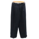 【中古】テチチ Te chichi テーパードパンツ スラックス 七分丈 無地 S 紺 ネイビー /YK12 ■MO レディース 【ベクトル 古着】 23061...