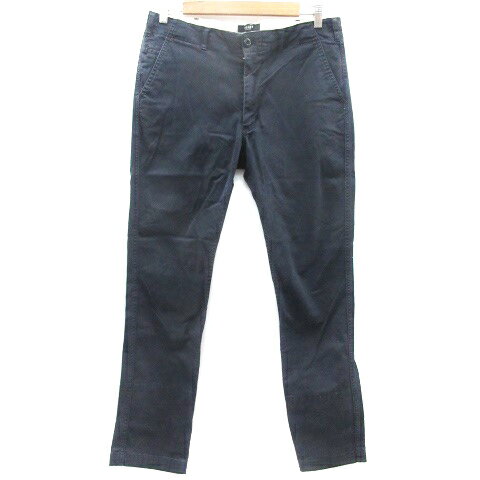 【中古】ビームスハート BEAMS HEART テーパードパンツ アンクル丈 L ネイビー 紺 /YM16 メンズ 【ベクトル 古着】 230620