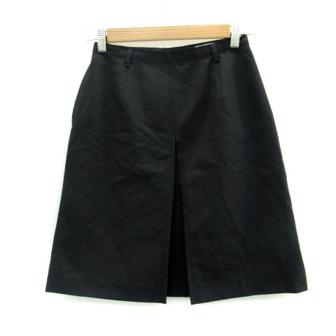 【中古】ルージュヴィフ Rouge vif フレアスカート ひざ丈 ウール混 ブラック 黒 /MS12 レディース 【ベクトル 古着】 230726