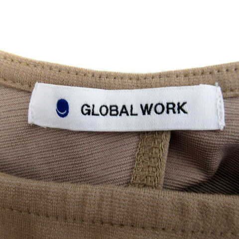【中古】グローバルワーク GLOBAL WORK カットソー 長袖 ラウンドネック 無地 F 茶 ブラウン /SY34 ■MO レディース 【ベクトル 古着】 230623 auc-vector-19358349 ブランド古着の買取販売ベクトル サンプル画像3