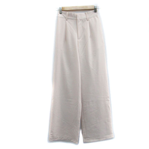 【中古】未使用品 リエディ Re:EDIT ワイドパンツ ロング丈 M ピンクベージュ /MS16 レディース 【ベクトル 古着】 230705 auc-vector-19367373 ブランド古着の買取販売ベクトル パッケージ画像