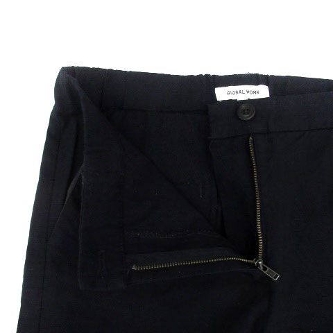 【中古】グローバルワーク GLOBAL WORK テーパードパンツ 七分丈 ロールアップ S 黒 ブラック /HO18 レディース 【ベクトル 古着】 230802 auc-vector-19415820 ブランド古着の買取販売ベクトル サンプル画像3