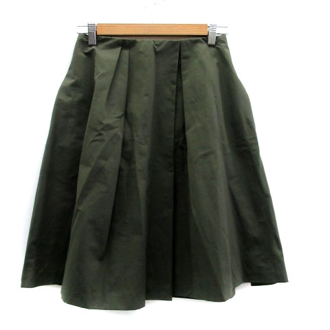 【中古】ボールジー BALLSEY トゥモローランド フレアスカート ミモレ丈 34 カーキ /HO35 レディース 【ベクトル 古着】 230721 【中古】ボールジー BALLSEY トゥモローランド フレアスカート ミモレ丈 34 カーキ /HO35 レディース 【ベクトル 古着】 230721