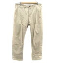 【中古】アーバンリサーチ ドアーズ URBAN RESEARCH DOORS チノパンツ ストレート アンクル丈 38 ベージュ /HO41 レディース 【ベクトル 古着】 230714(4)