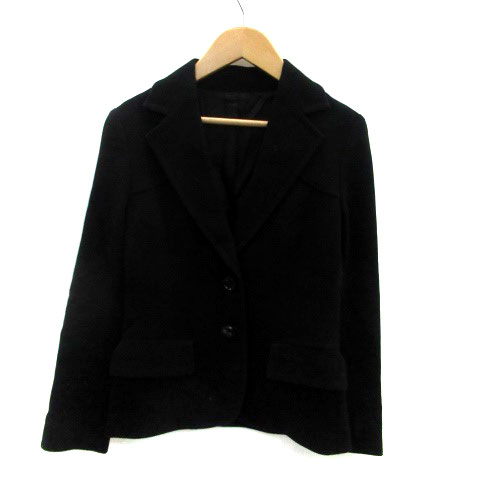 【中古】ユナイテッドアローズ UNITED ARROWS テーラードジャケット シングルボタン 総裏地 ミドル丈 38 黒 ブラック /HO3 レディース 【ベクトル 古着】 230725 【中古】ユナイテッドアローズ UNITED ARROWS テーラードジャケット シングルボタン 総裏地 ミドル丈 38 黒 ブラック /HO3 レディース 【ベクトル 古着】 230725