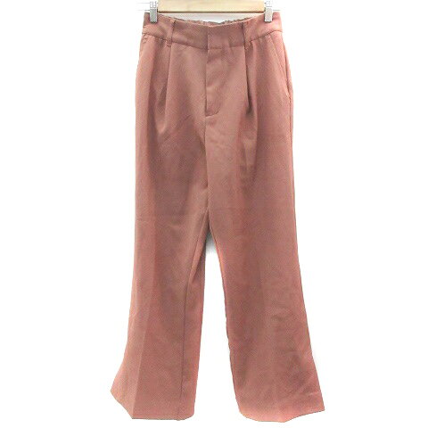 【中古】グローバルワーク GLOBAL WORK フレアパンツ アンクル丈 M ピンクブラウン /YM23 レディース 【ベクトル 古着】 230801 auc-vector-19416195 ブランド古着の買取販売ベクトル パッケージ画像