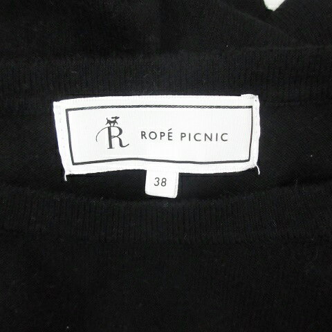 【中古】ロペピクニック ROPE Picnic ニット カットソー 長袖 ラウンドネック パフスリーブ 切替 チュール 38 ブラック 黒 /YM4 レディース 【ベクトル 古着】 230801 auc-vector-19416563 ブランド古着の買取販売ベクトル サンプル画像3