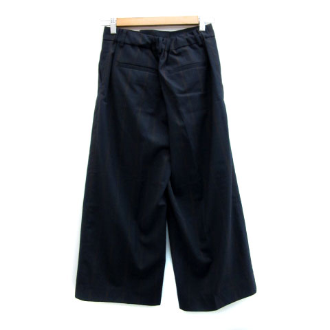 【中古】グローバルワーク GLOBAL WORK スラックスパンツ ワイドパンツ アンクル丈 ストライプ柄 M ネイビー 紺 /MS28 レディース 【ベクトル 古着】 230824 auc-vector-19445441 ブランド古着の買取販売ベクトル サンプル画像2