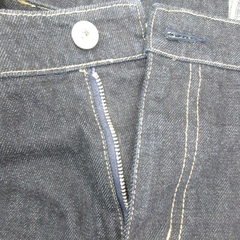 【中古】ジルスチュアート JILL STUART デニムスカート タイトスカート ミモレ丈 0 ネイビー 紺 /YM23 レディース 【ベクトル 古着】 230821