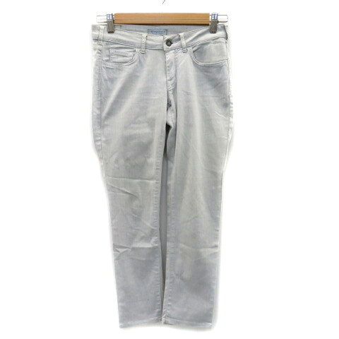 Cotton - 【中古】ストラネスブルー STRENESSE BLUE ジーンズ JEANS スキニーパンツ アンクル丈 無地 25 ライトグレー /YK8 レディース 【ベクトル 古着】 230828