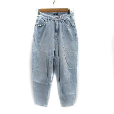 樂天商城 - 【中古】フリークスストア FREAKS STORE デニムパンツ ジーンズ テーパードパンツ ロング丈 36 ライトブルー 水色 /SM33 レディース 【ベクトル 古着】 230825