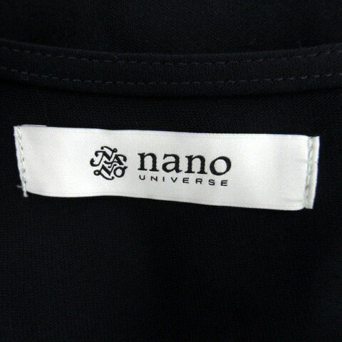 【中古】ナノユニバース nano universe ブラウス カットソー 長袖 Vネック 無地 オーバーサイズ F 紺 ネイビー /SY36 レディース 【ベクトル 古着】 230906 auc-vector-19455389 ブランド古着の買取販売ベクトル サンプル画像3
