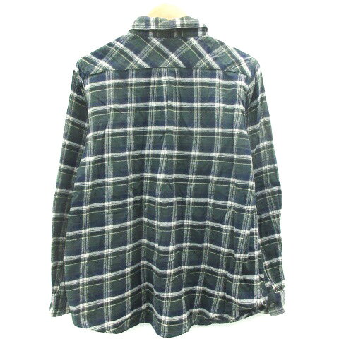 【中古】グローバルワーク GLOBAL WORK カジュアルシャツ 長袖 チェック柄 S グリーン 緑 /YM6 レディース 【ベクトル 古着】 230912 auc-vector-19458800 ブランド古着の買取販売ベクトル サンプル画像2