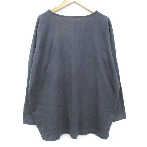 【中古】ロペピクニック ROPE Picnic Tシャツ カットソー 長袖 ラウンドネック 無地 オーバーサイズ 38 チャコールグレー /FF28 レディース 【ベクトル 古着】 230921 auc-vector-19477327 ブランド古着の買取販売ベクトル サンプル画像2
