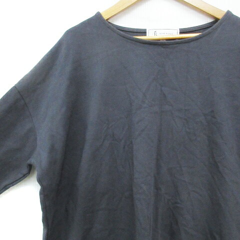 【中古】ロペピクニック ROPE Picnic Tシャツ カットソー 長袖 ラウンドネック 無地 オーバーサイズ 38 チャコールグレー /FF28 レディース 【ベクトル 古着】 230921 auc-vector-19477327 ブランド古着の買取販売ベクトル サンプル画像3